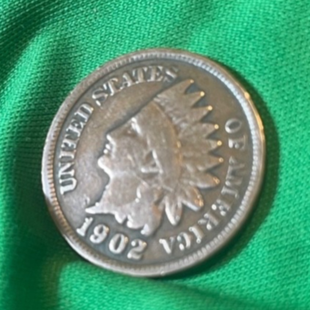 1902 P - Indian Head Penny Cent Ungraded  #206141413668